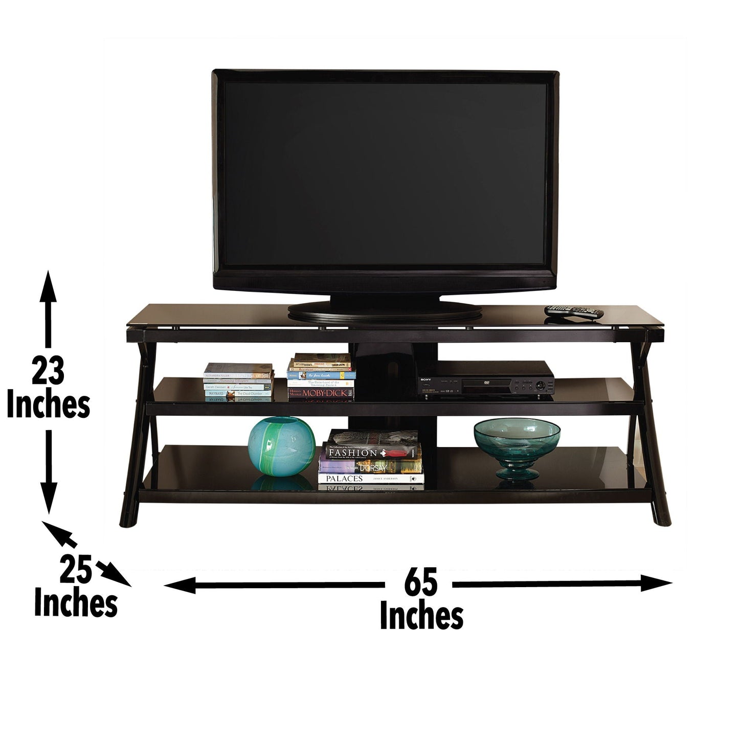 Cyndi - TV Stand - Black