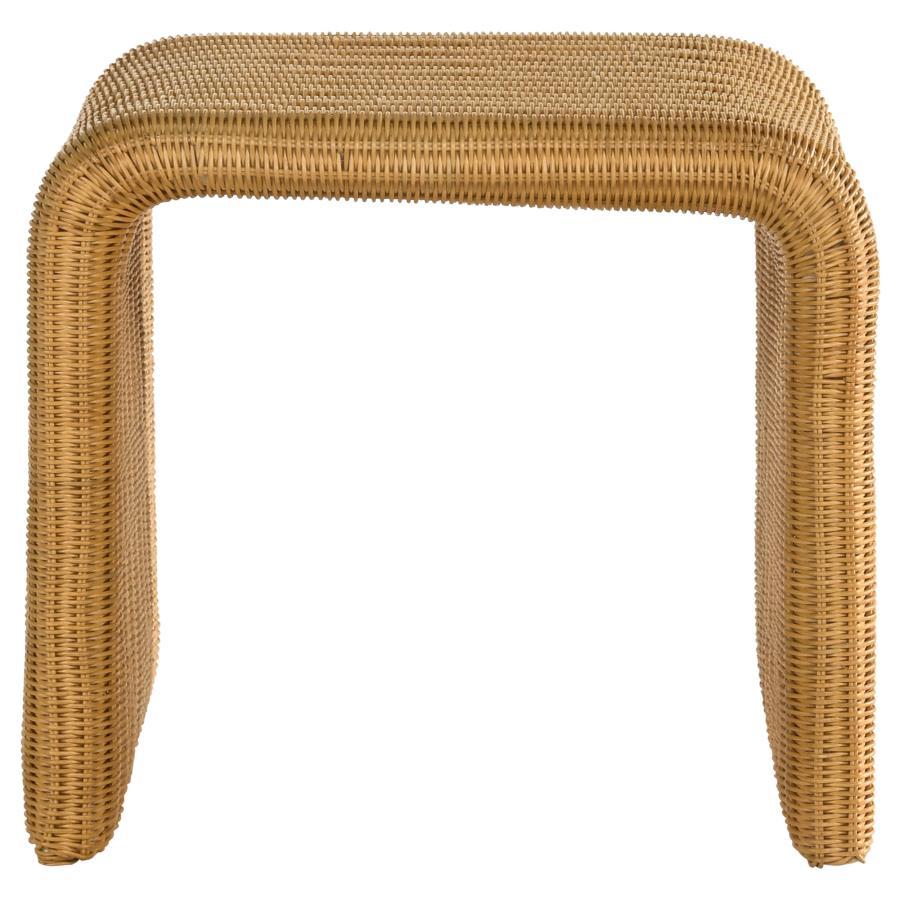 Juanita - Square Rattan End Table - Natural