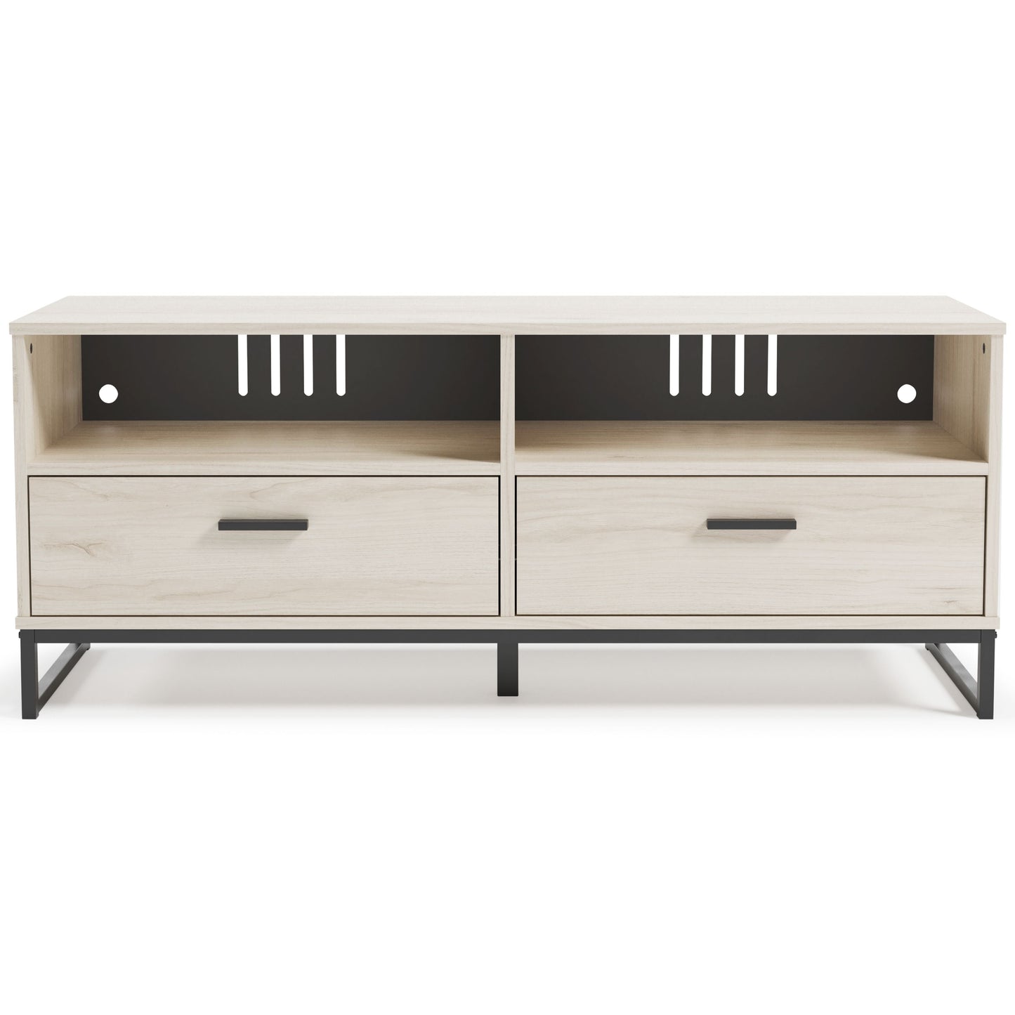 Socalle - Light Natural - Medium TV Stand - Vinyl-Wrapped