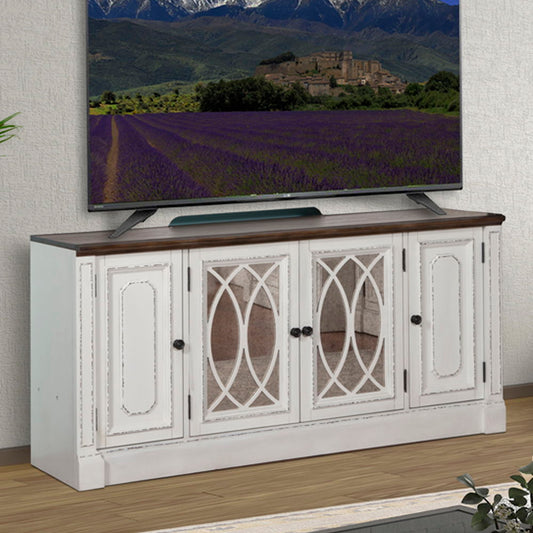 Provence - TV Console - Vintage Alabaster