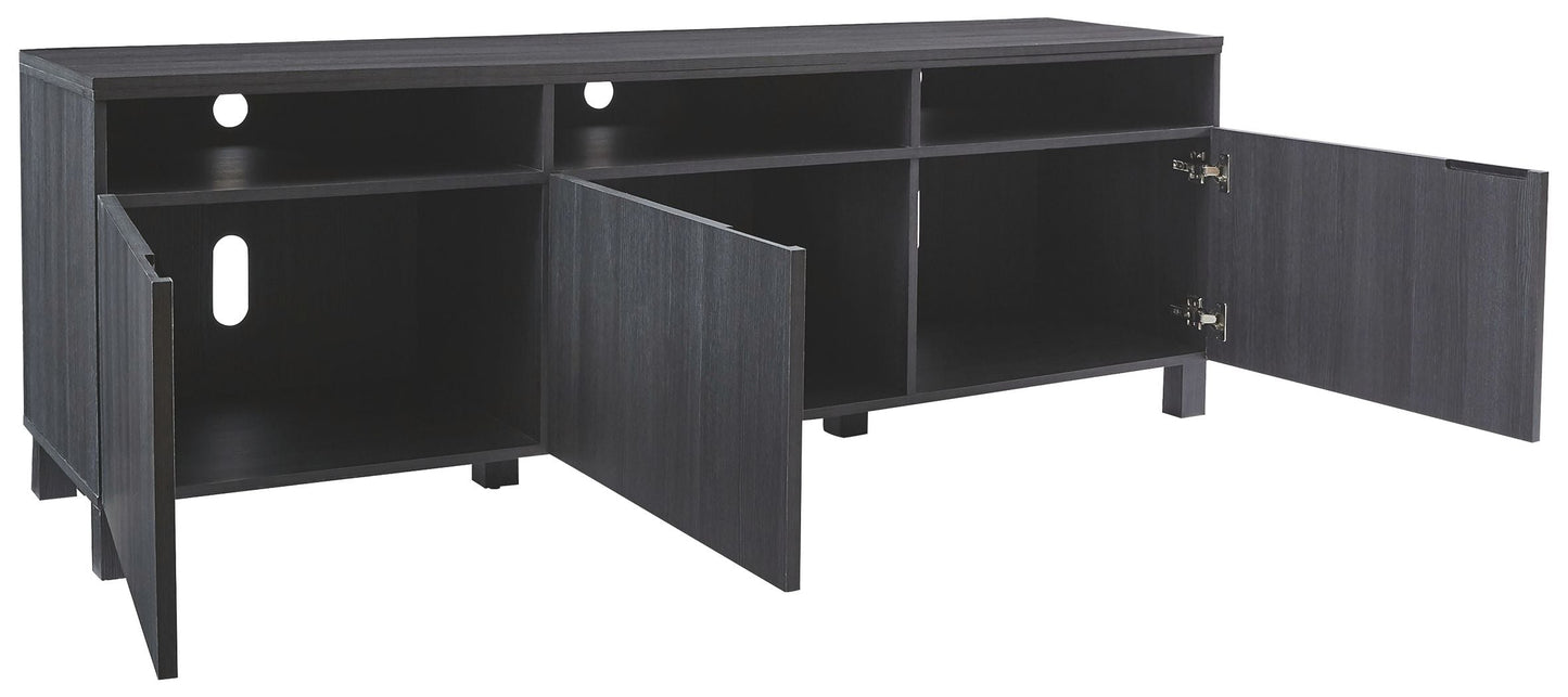 Yarlow - Black - Extra Large TV Stand