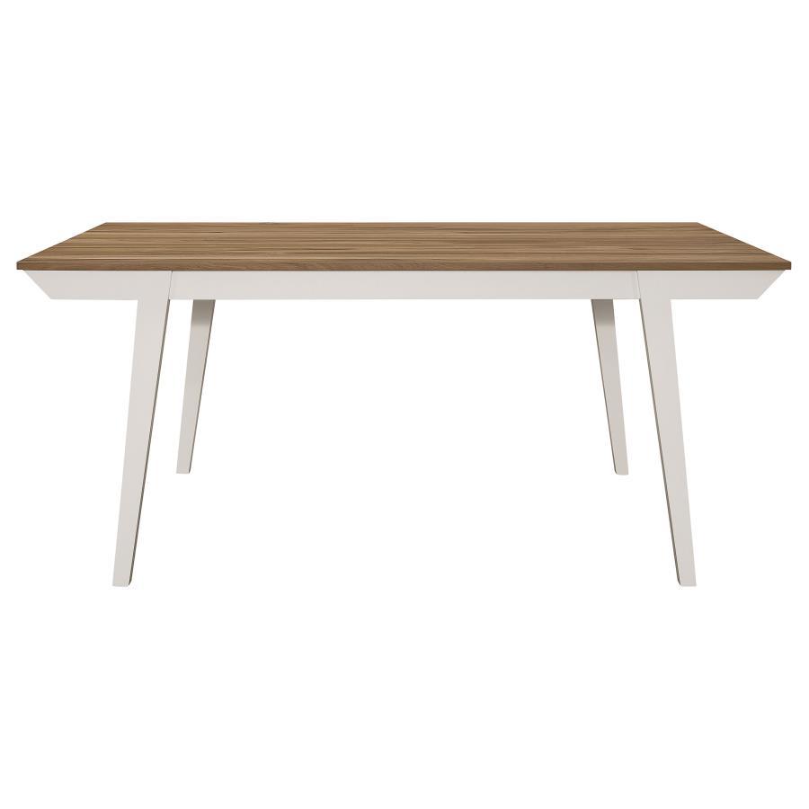 Nogales - Dining Table - Natural Acacia / White