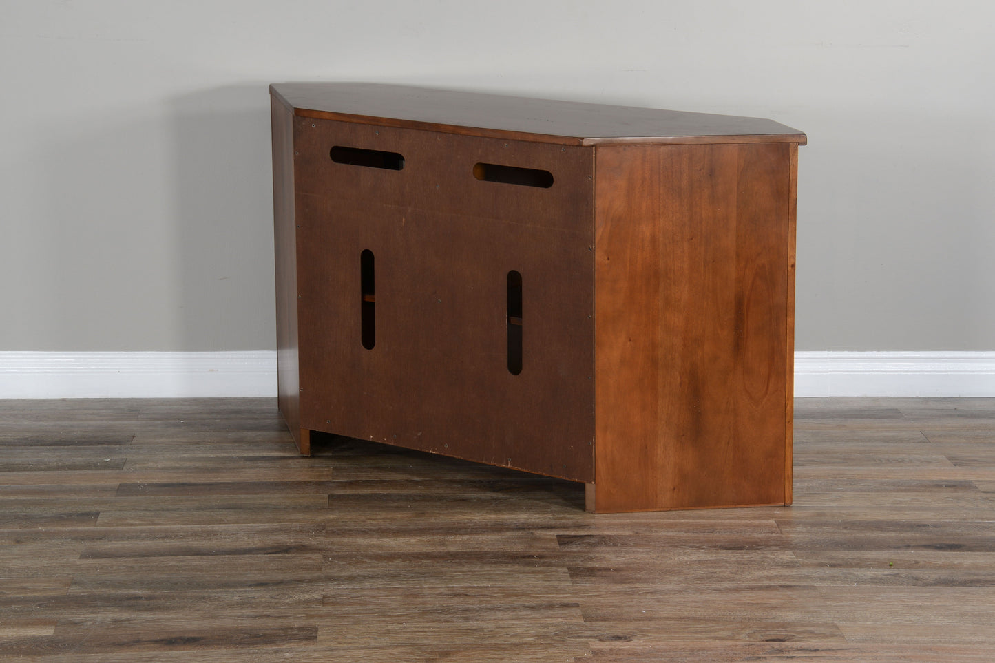 Santa Fe - Corner TV Console - Dark Brown