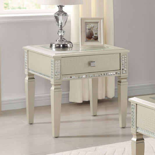 Adina - End Table - Silver