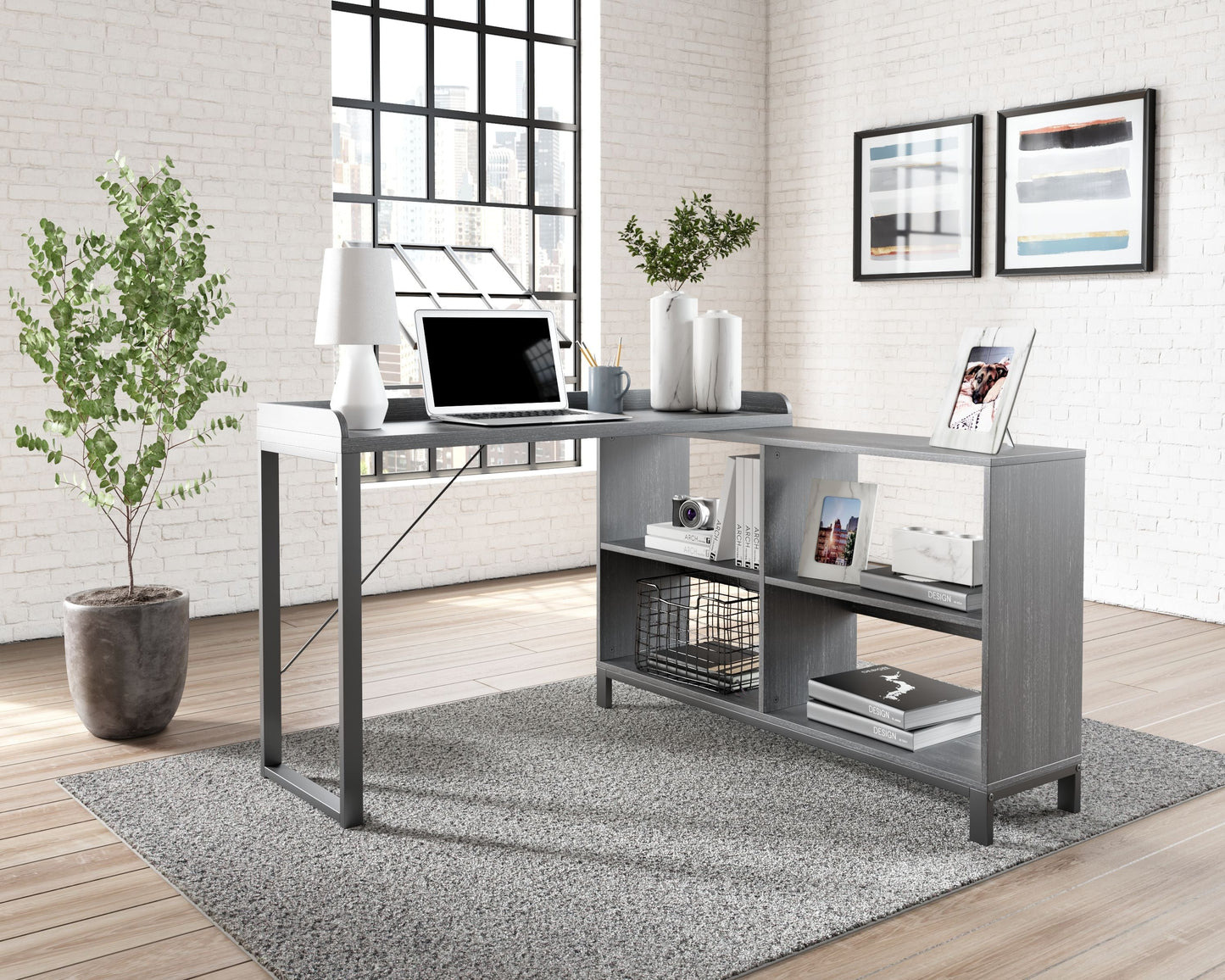 Yarlow - Black - L-desk