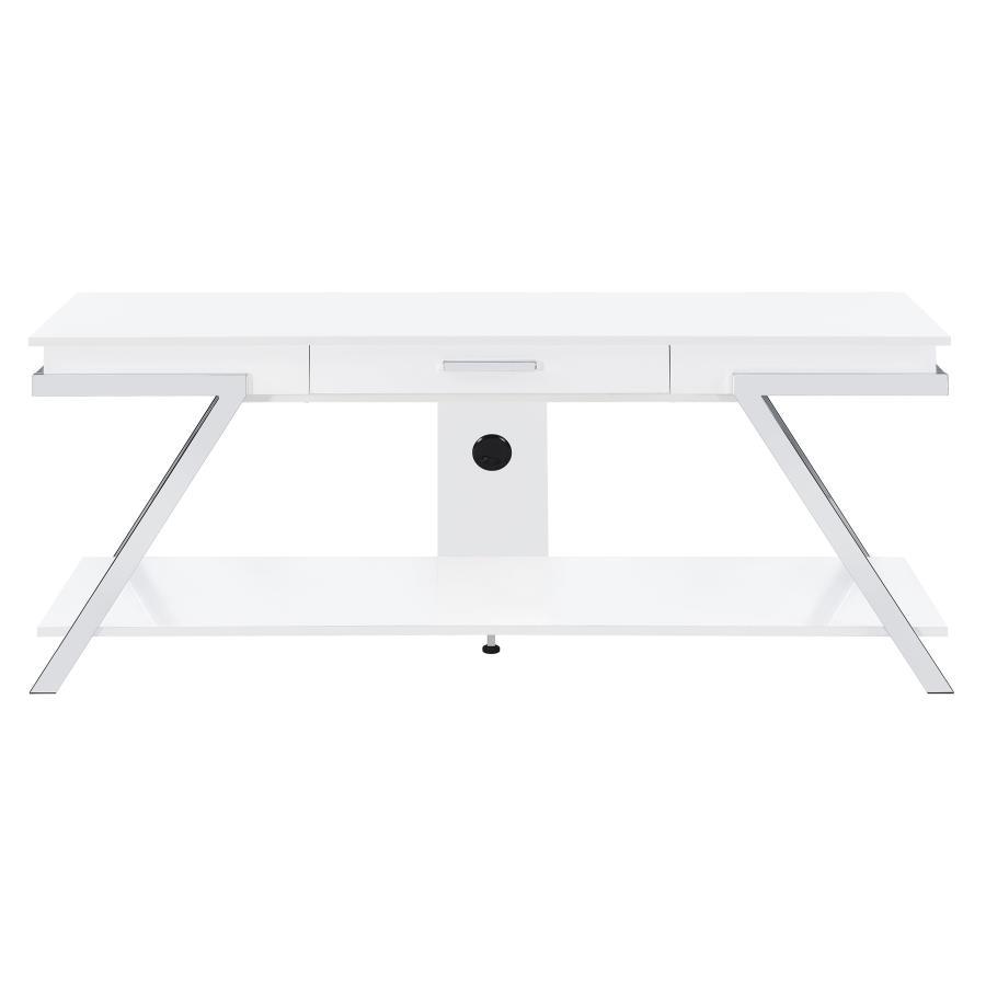 Marcia - 60" TV Stand - White High Gloss