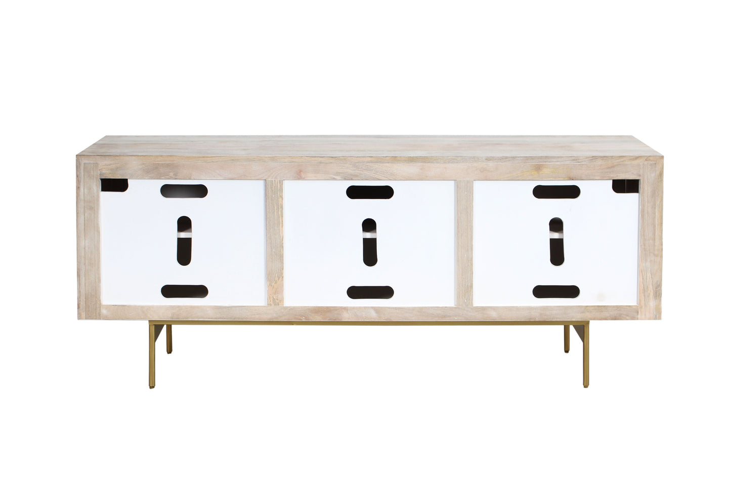 Crossings - Illusion Console - White Washed Natural