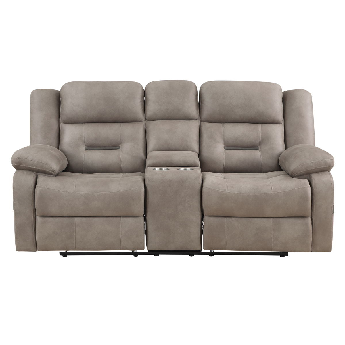 Abilene - Console Manual Loveseat - Tan