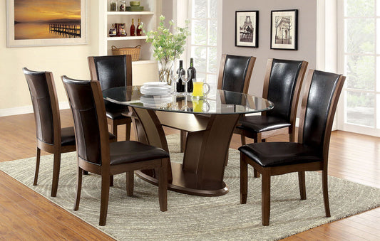 Manhattan - Oval Table - Brown Cherry