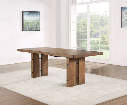 Atmore - Dining Table - Dark Brown