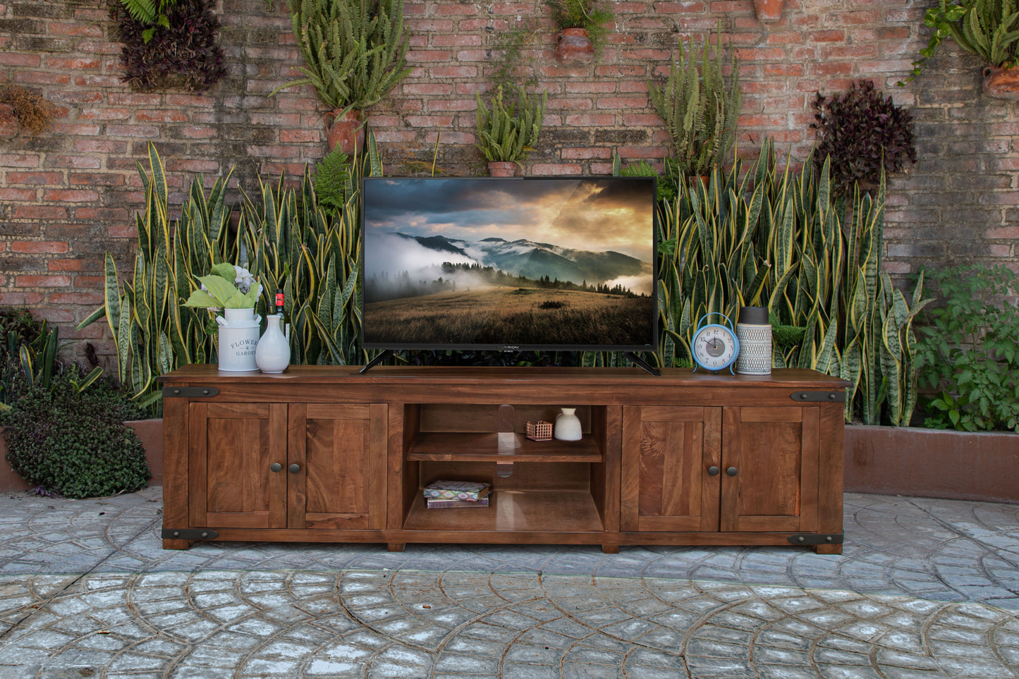 Parota - TV Stand - Cinnamon Brown