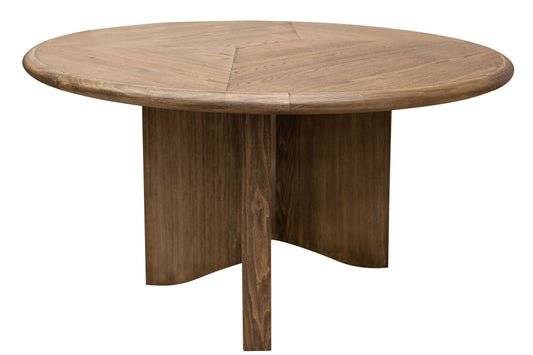 Novus Lodge - Round Table - Walnut Brown