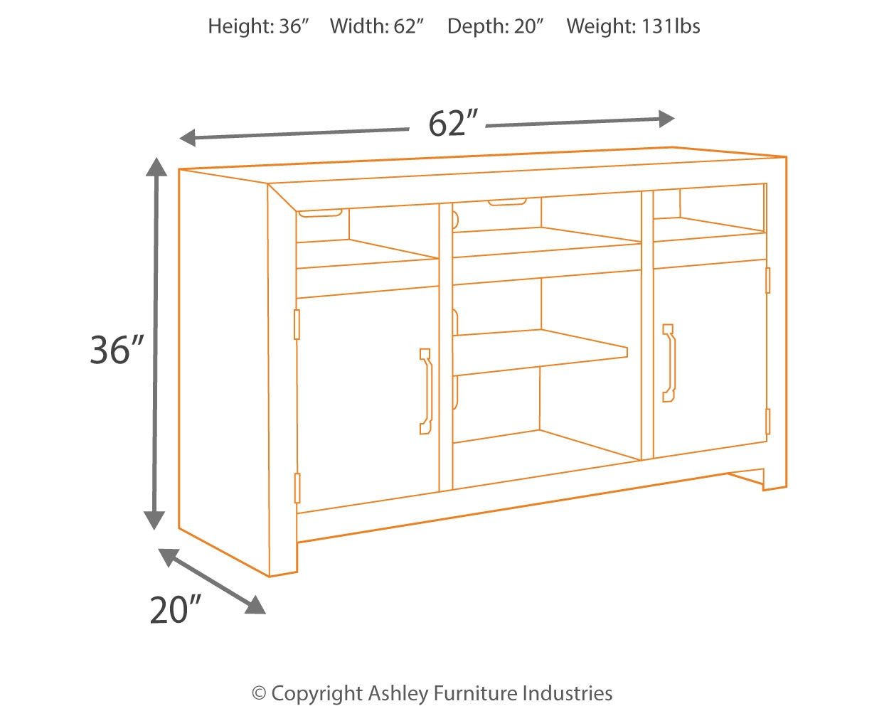 Sommerford - Brown - LG TV Stand W/Fireplace Option